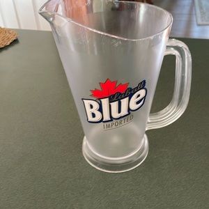 Vintage Labatt Blue Imported plastic pitcher